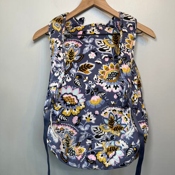 Vera Bradley Charmont Meadow Floral Print Large Campus Backpack - Picture 10 of 12